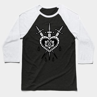 heart and swords Baseball T-Shirt